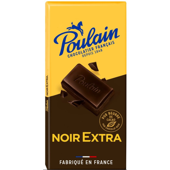 CHOCOLAT NOIR EXTRA POULAIN 100G