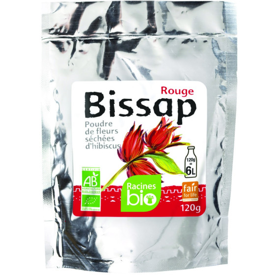 POUDRE D'HIBISCUS ROUGE BIO RACINE 120G