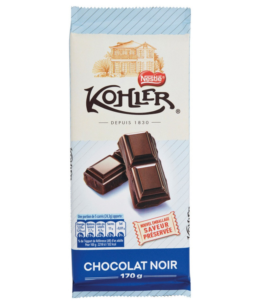 CHOCOLAT NOIR 170G