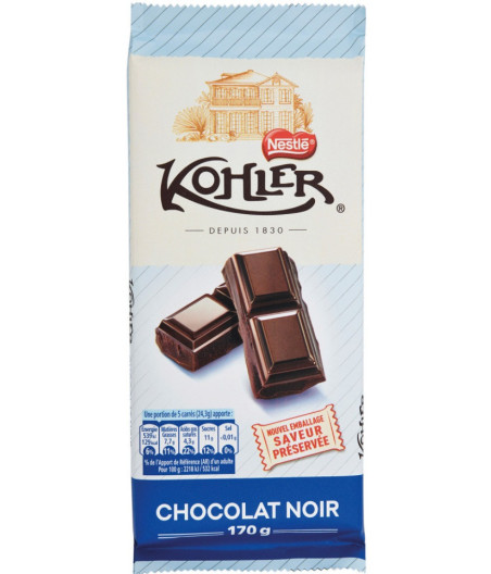 CHOCOLAT NOIR 170G