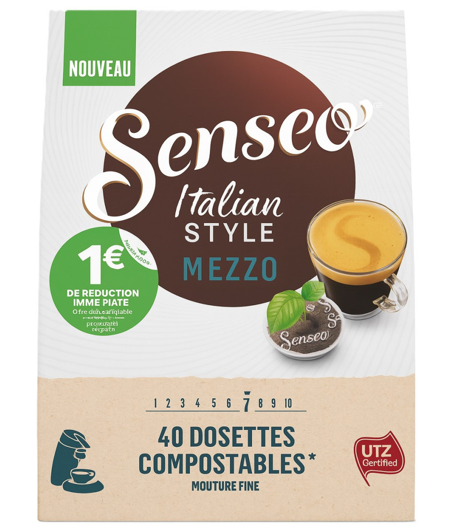 CAFE ITALIAN STYLE MEZZO SENSEO