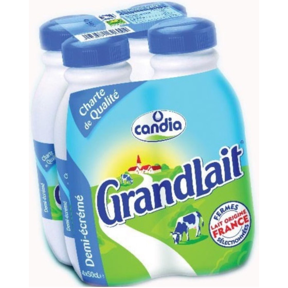 LAIT CANDIA DEMI ECREME 50CL 4