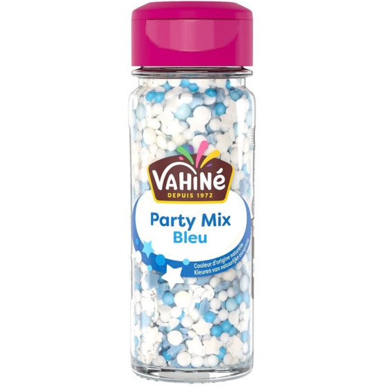 DECORATION ALIMENTAIRE PARTY MIX BLEU VAHINE 55G