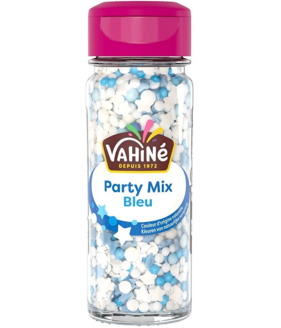 DECORATION ALIMENTAIRE PARTY MIX BLEU VAHINE 55G