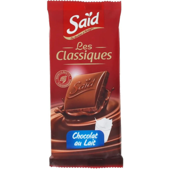 CHOCOLAT AU LAIT SAID  80G
