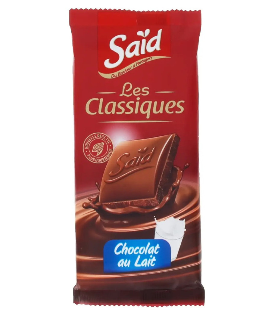 CHOCOLAT AU LAIT SAID  80G