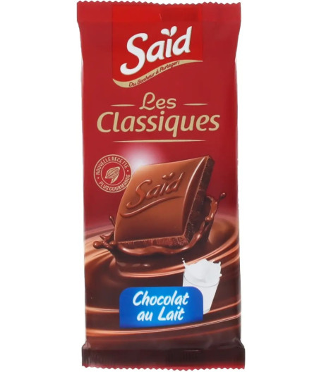 CHOCOLAT AU LAIT SAID  80G