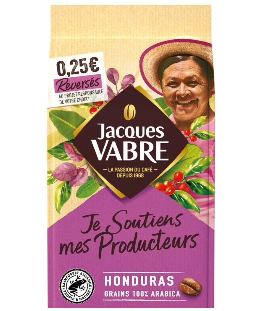 CAFE HONDURAS JACQUES VABRE 400G