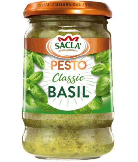 PESTO BASILIC SACLA 190G