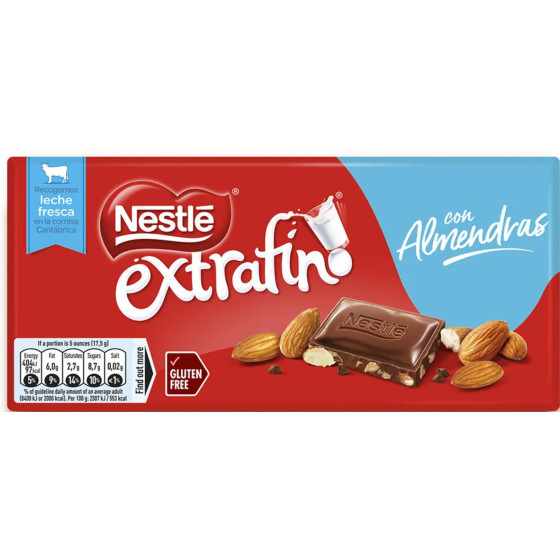 CHOCO LAIT AMANDE  NESTLE 123G