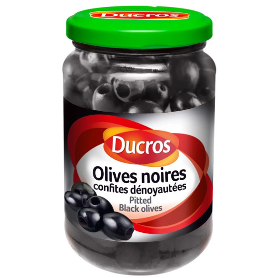 OLIVES NOIRES CONFITES DENOYAUTEES