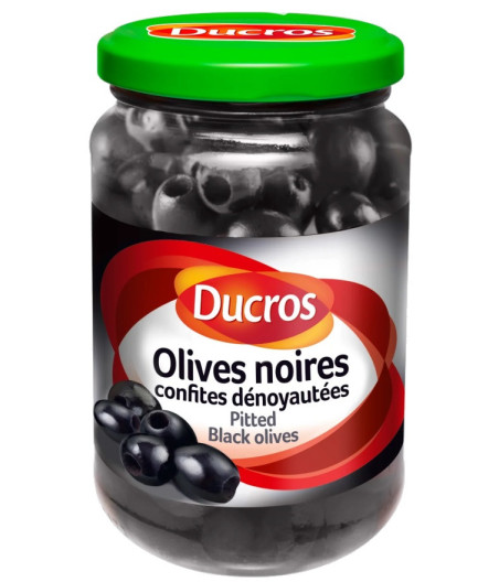 OLIVES NOIRES CONFITES DENOYAUTEES