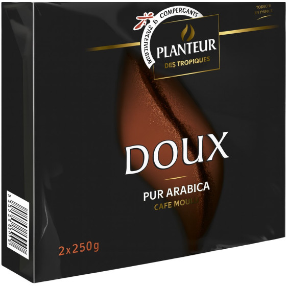 CAFE MOULU DOUX PUR ARABICA PLANTEUR 250G