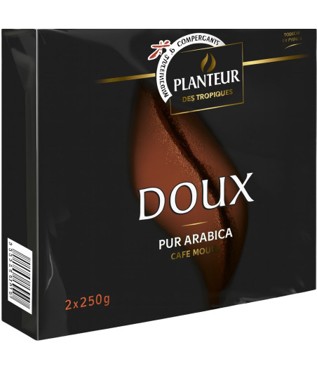 CAFE MOULU DOUX PUR ARABICA PLANTEUR 250G