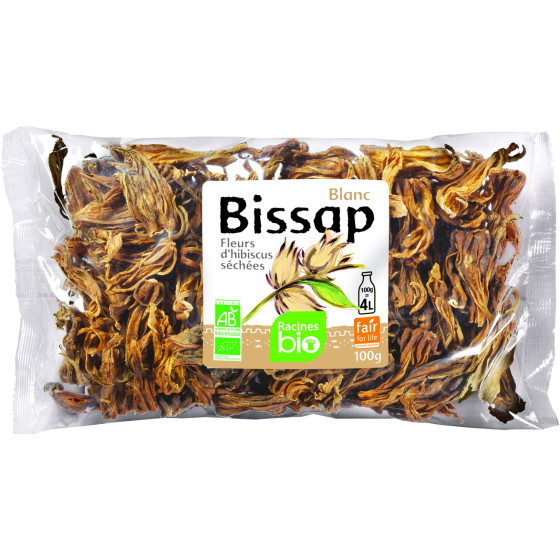 BISSAP FLEURS D'HIBISCUS BLANC RACINES 100G
