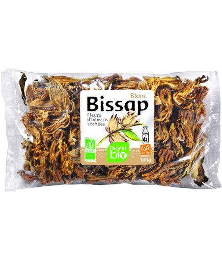 BISSAP FLEURS D'HIBISCUS BLANC RACINES 100G
