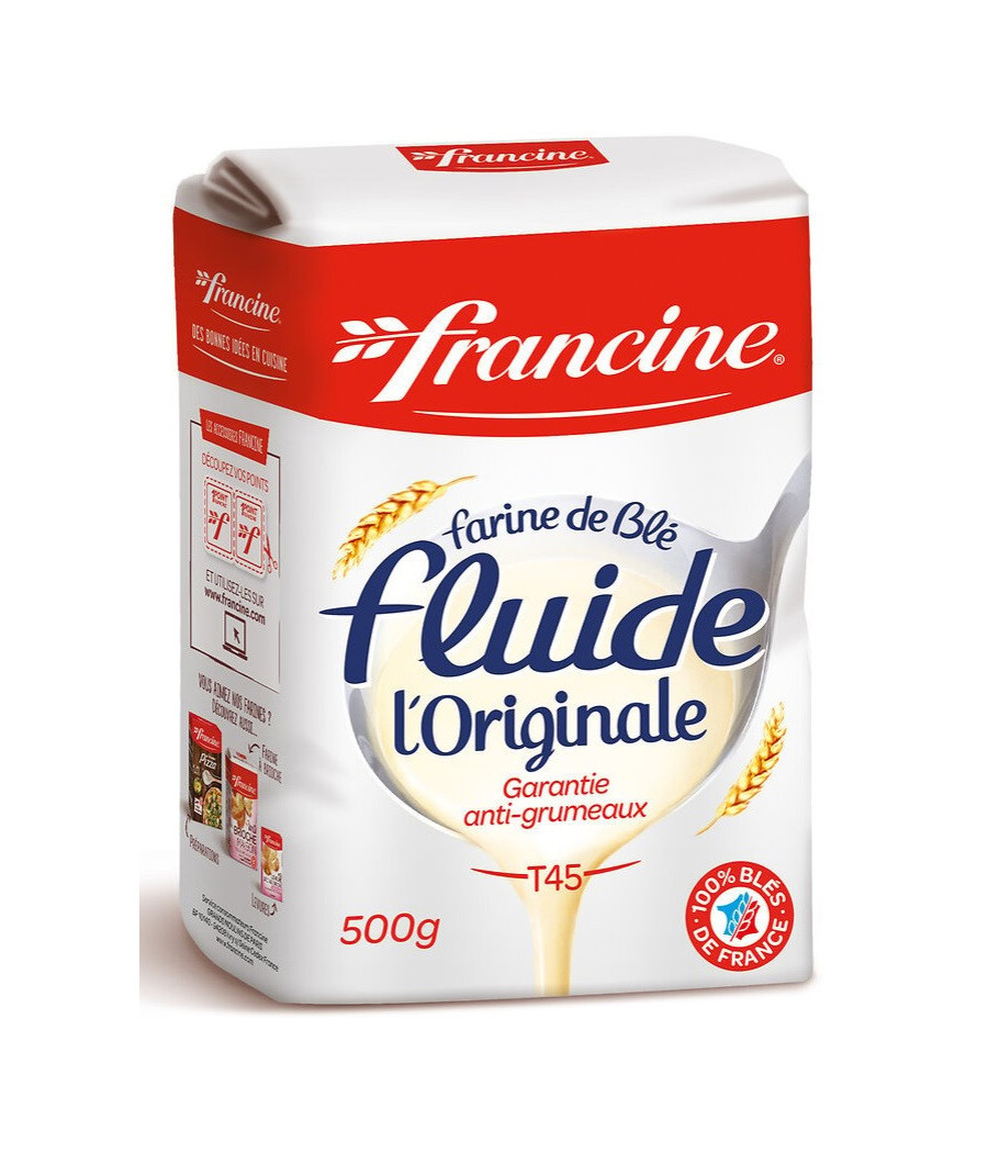 Farine de blé fluide T45 Francine