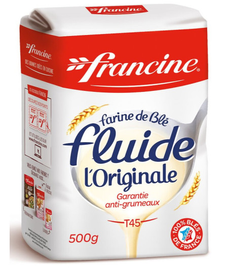 Farine de blé fluide T45 Francine