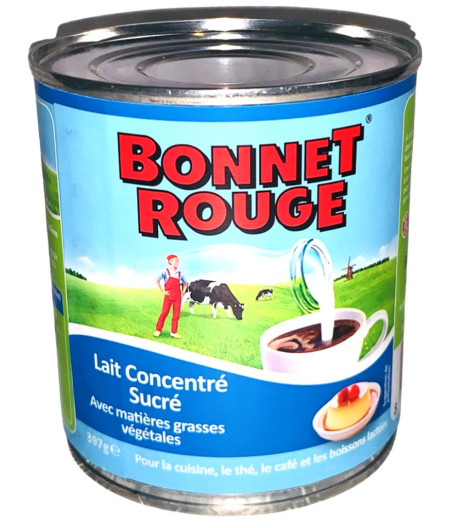 LAIT BONNET ROUGE CONCENTRE SUCRE 397G