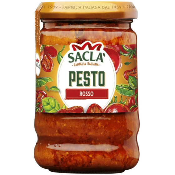 SAUCE PESTO ROSSO SACLA 190G