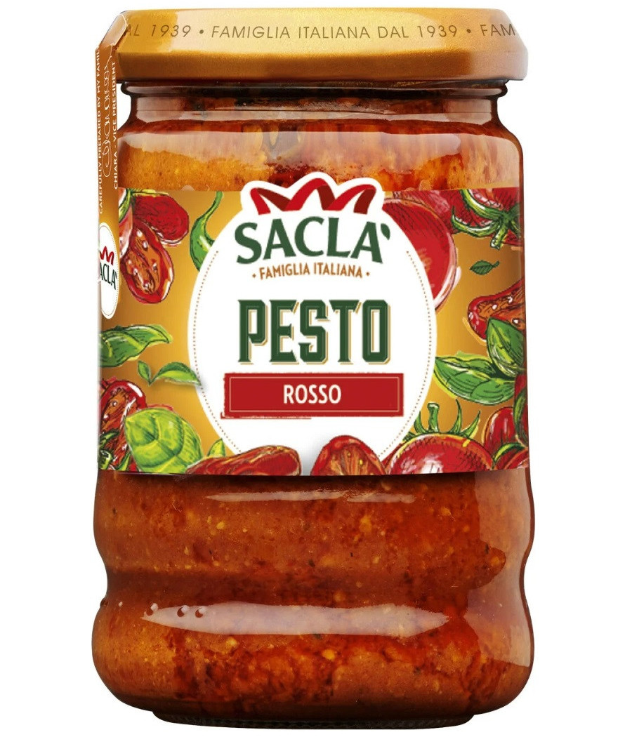 PESTO ROSSO SACLA 190G