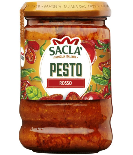SAUCE PESTO ROSSO SACLA 190G