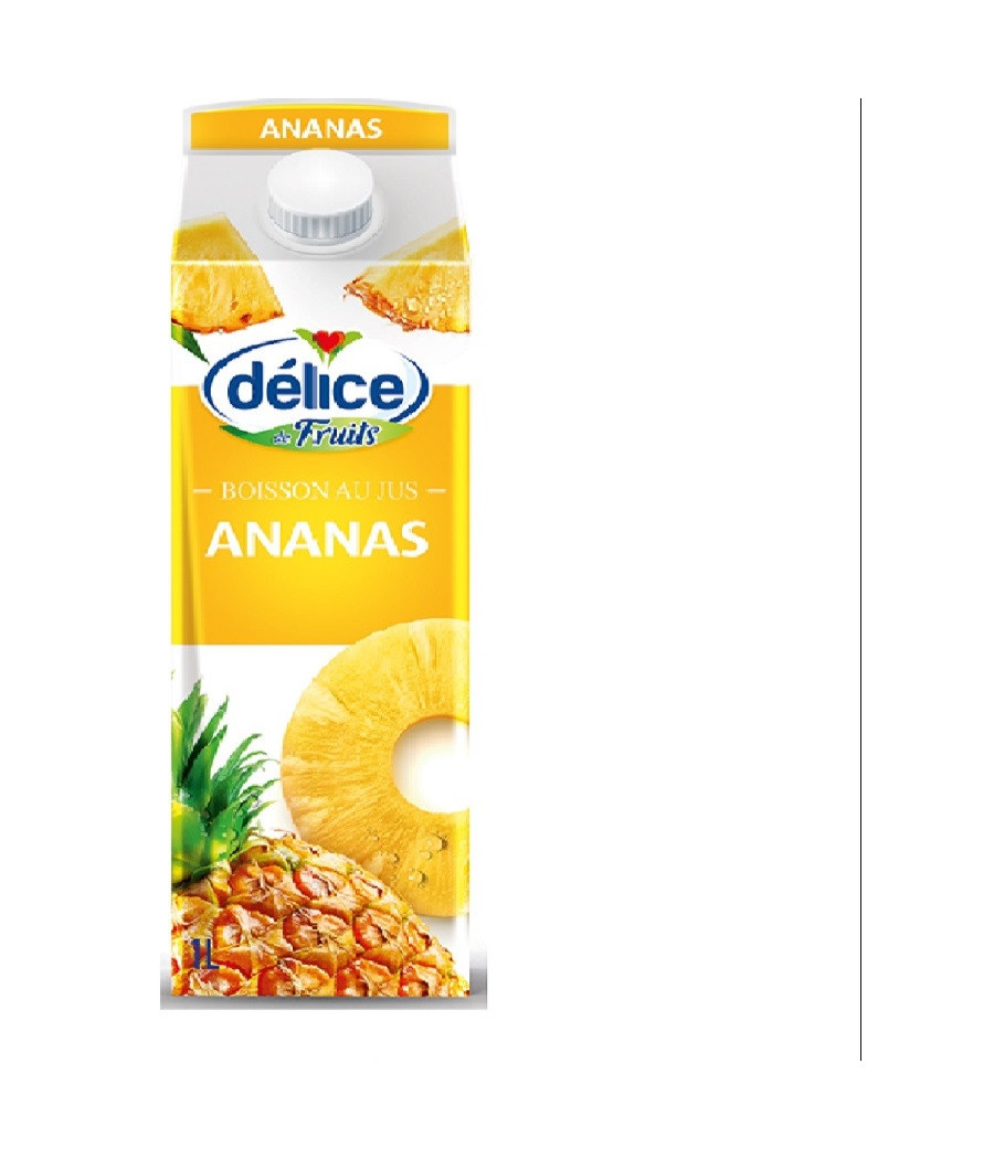 JUS DE FRUITS DELICE FRUITS ANANAS 1L