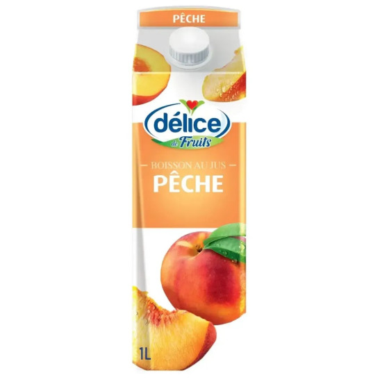 JUS DE PECHE DELICE DE FRUITS 1L