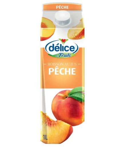 JUS DE PECHE DELICE DE FRUITS 1L