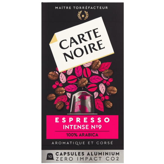 CAFE ESPRESSO INTENSE N°9 CARTE NOIRE 55G