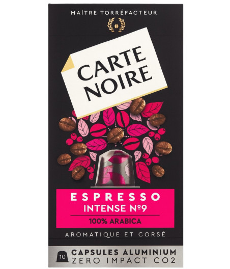 CAFE ESPRESSO INTENSE N°9 CARTE NOIRE 55G