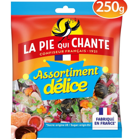 BONBON ASSORTIMENT LA PIE QUI CHANTE 250G