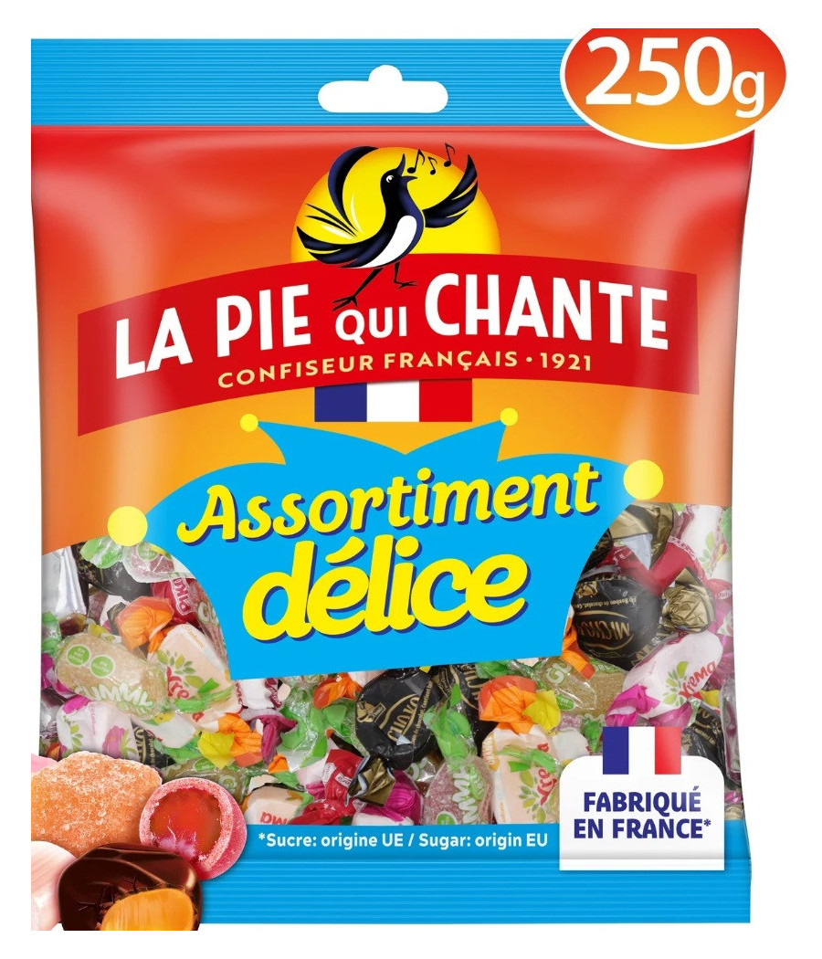 BONBON ASSORTIMENT LA PIE QUI CHANTE 250G