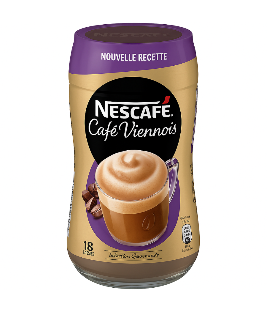CAFE VIENNOIS, SOLUBLE, NESCAFE 306G