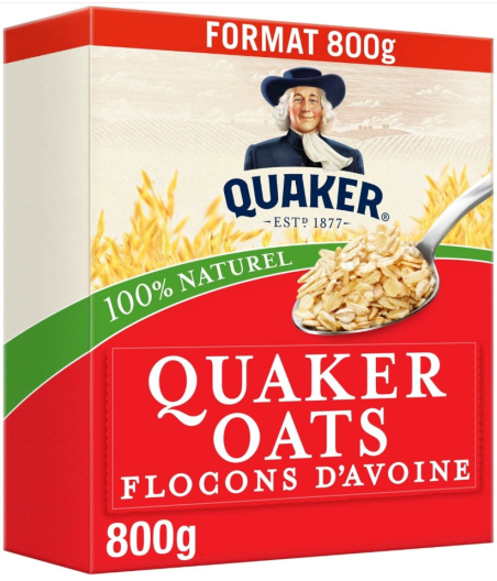 FLOCONS D\'AVOINE COMPLETE QUAKER OATS  800G