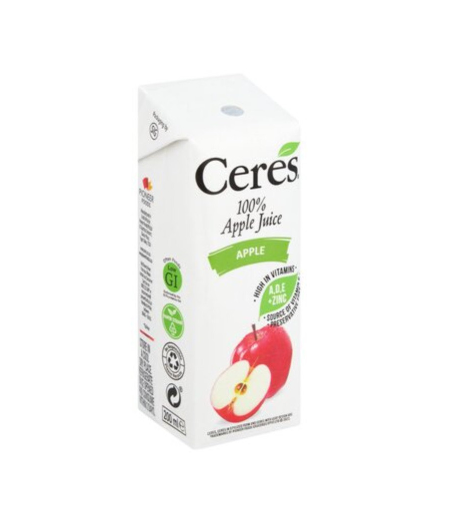 JUS DE FRUITS A LA POMME CERES 200ML