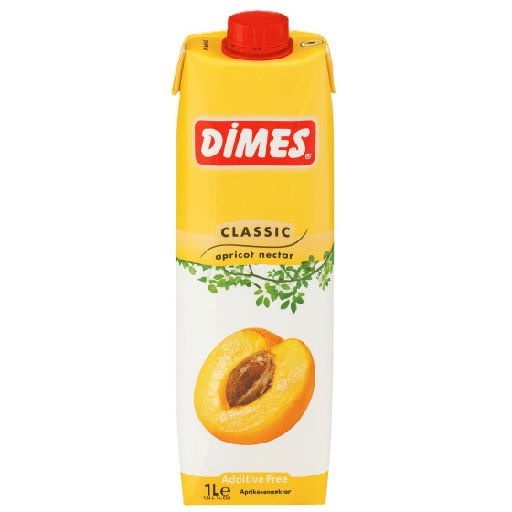 JUS DE FRUITS D'ABRICOT CLASSIC DIMES 1L
