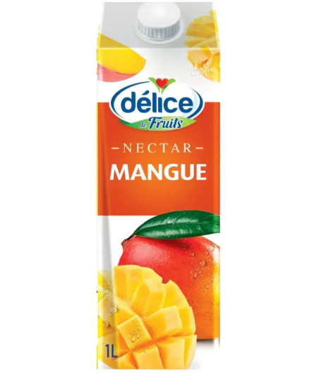 JUS DE FRUITS A LA MANGUE DELICE DE FRUIT NECTAR 1L