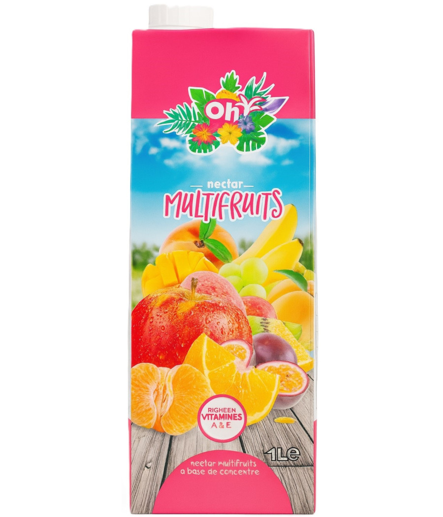 JUS NECTAR MULTIFRUITS SUCRÉ OH 1L