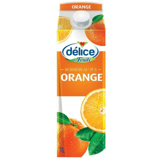 JUS DE FRUITS D'ORANGE DELICE 1L