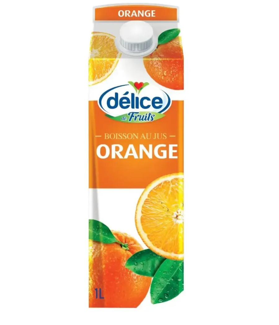 JUS DE FRUITS D'ORANGE DELICE 1L