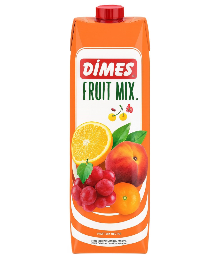 JUS DE FRUITS MULTIFRUITS FRUIT MIX DIMES 1L