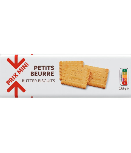 BISCOUITS PETITS BEURRE PRIX MINI 175G