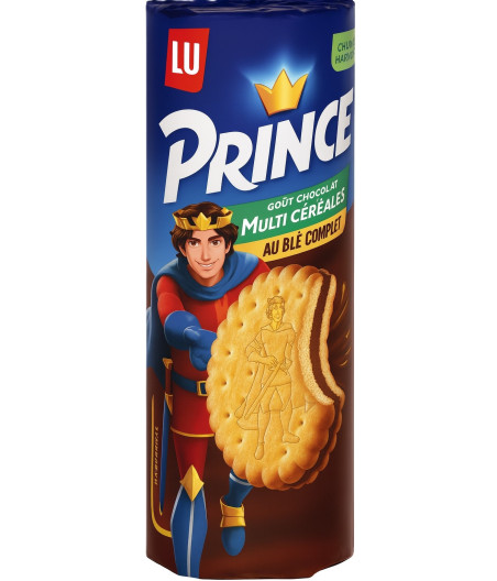 BISCUITS PRINCE MULTI CEREALES GOUT CHOCOLAT LU 293G