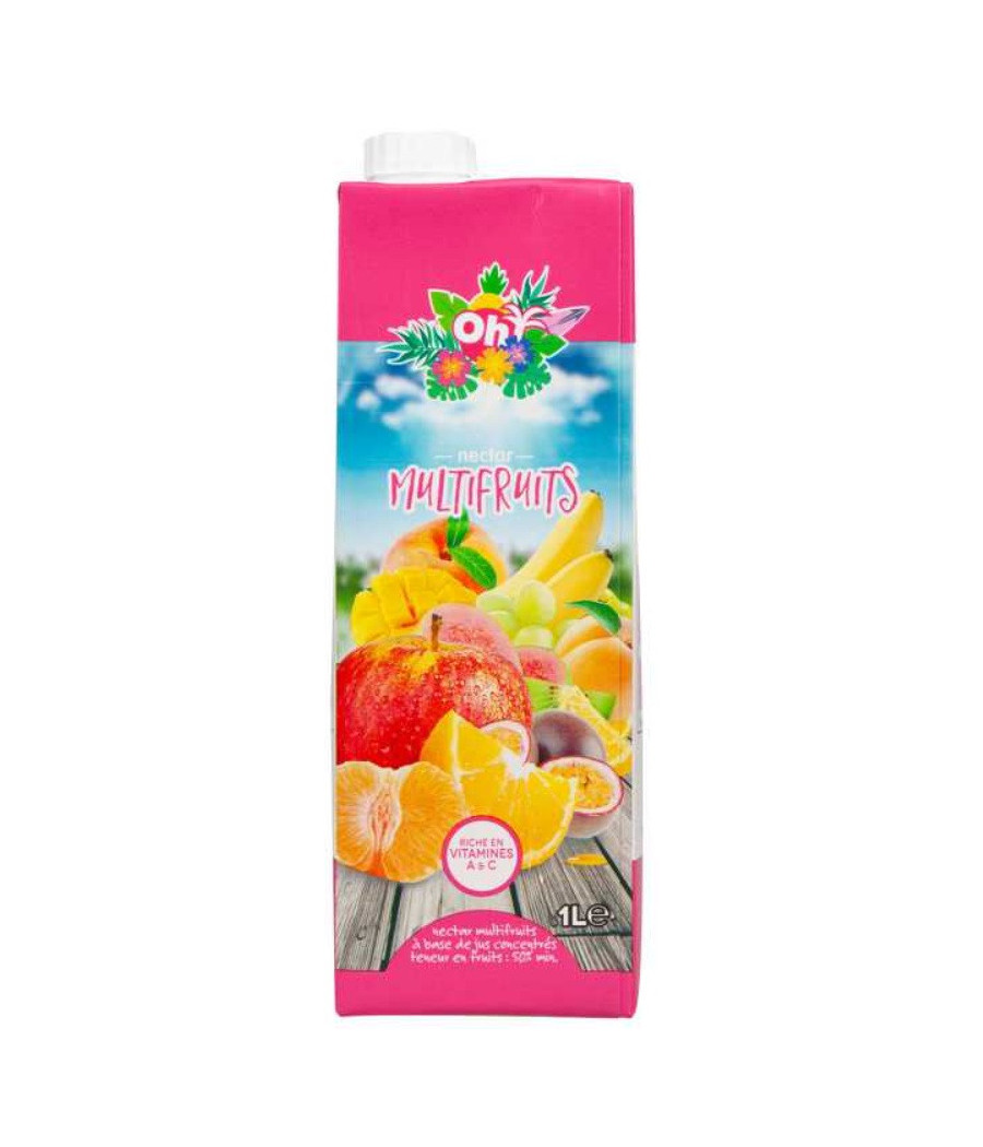 JUS DE FRUITS MULTIFRUITS SUCRÉ  NECTAR 1L