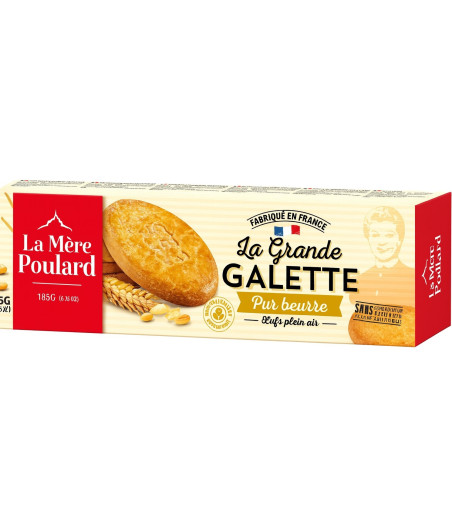LA GRANDE GALETTE PUR BEURRE LA MERE POULARD 135G