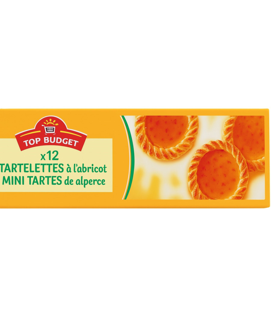 TARTELETTES A L'ABRICOT TOP BUDGET 200G