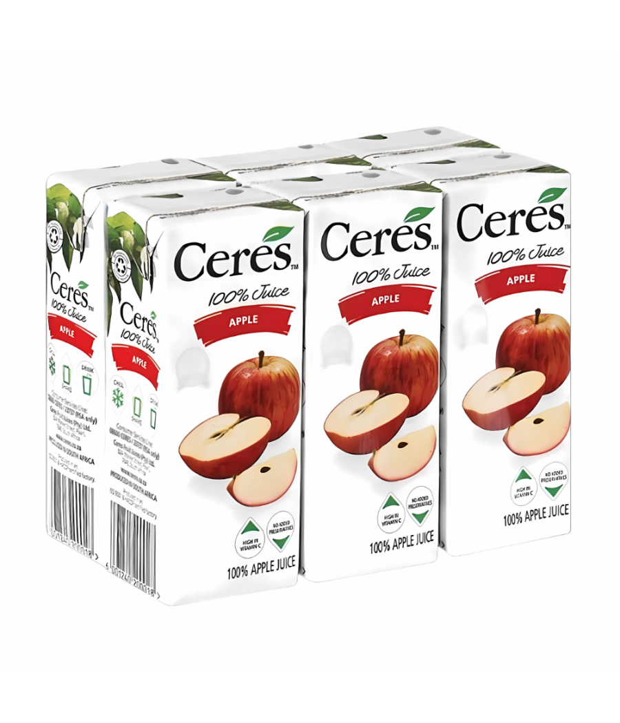 JUS DE POMME CERES 6X20CL JUS DE POMME CERES 6X20CL