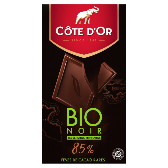 TABLETTE DE CHOCOLAT BIO NOIR 85% COTE D'OR  90G