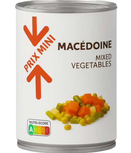 BOITE MACEDOINE MIXED PRIX MINI 130G